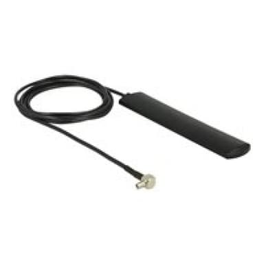 DELOCK LTE-Antenne Delock TS-9 3dBi 90ø starr 1.00m Klebem. schwarz