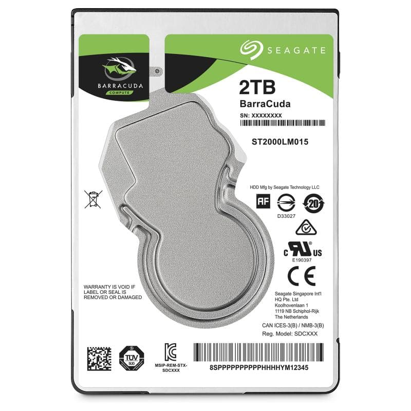SEAGATE HDD BarraCuda 2TB