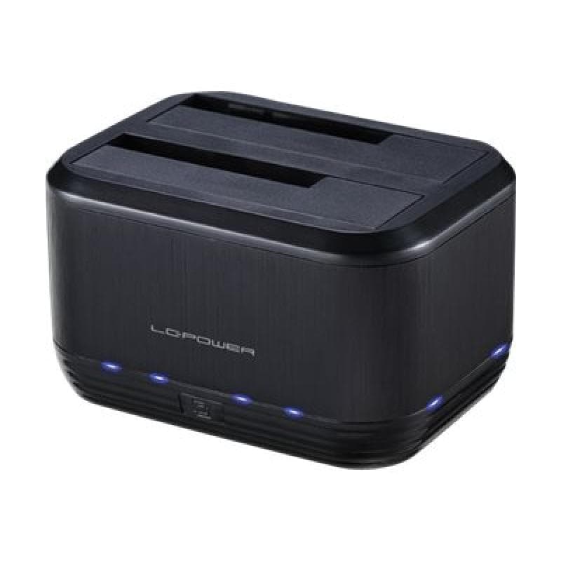 LC-POWER LC-DOCK-U3-III, schwarz, USB 3.0, 2,5″ & 3,5″