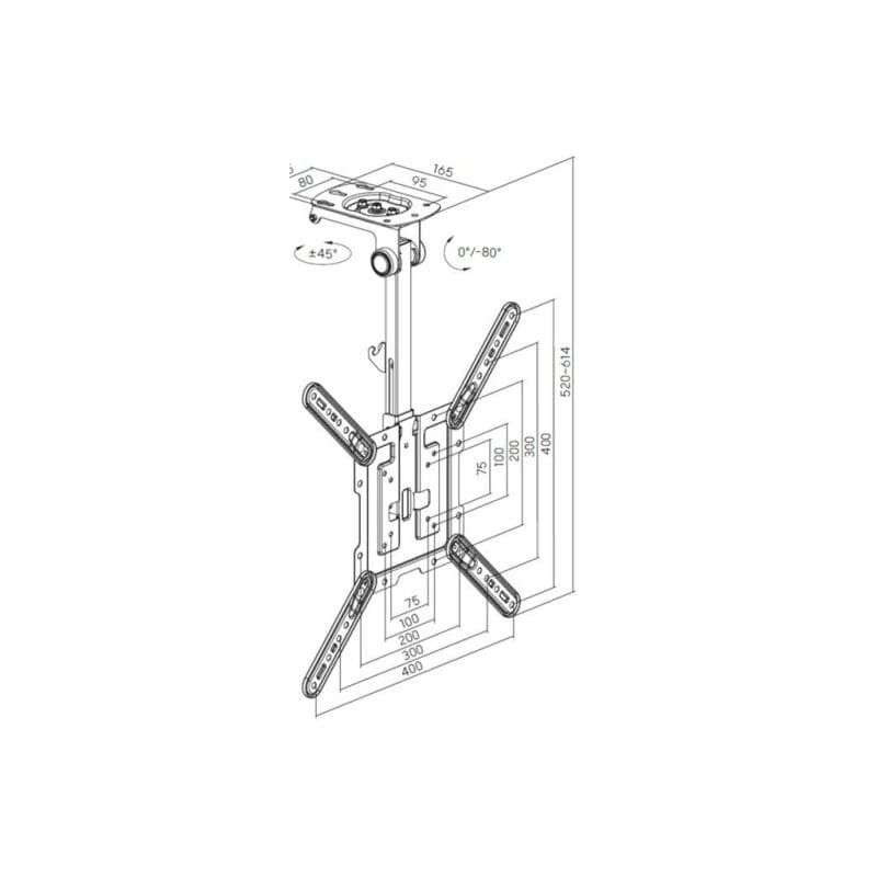 equip Wandhalter 81cm(32″) - 139.7cm(55″)