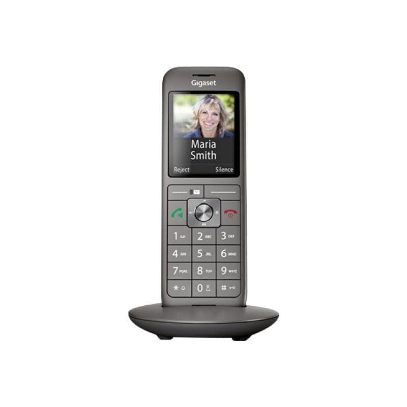 GIGASET CL660HX platin/schwarz Mobilteil inkl. LS CAT-iq für Router zB.Speedport W723 W724, HomeBox