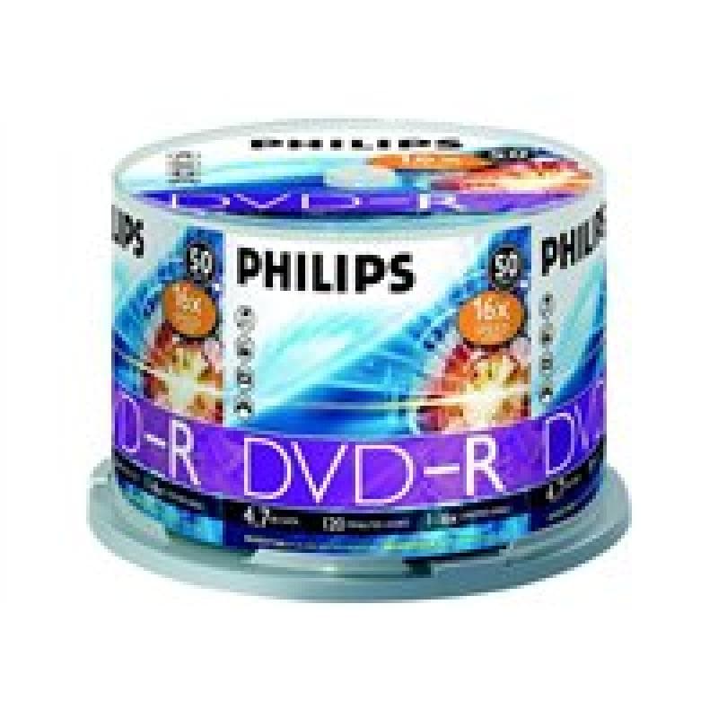 PHILIPS DVD-R 4,7GB 16x SP (50)