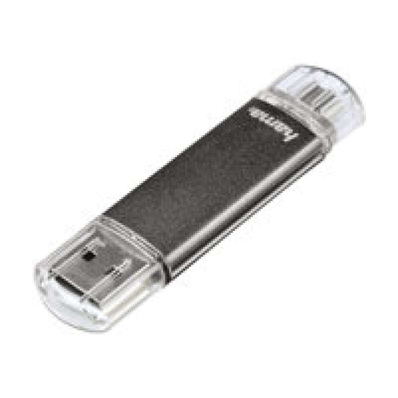 FlashPen ″Laeta Twin″, USB 3.0, 32 GB, 40MB/s, Schwarz