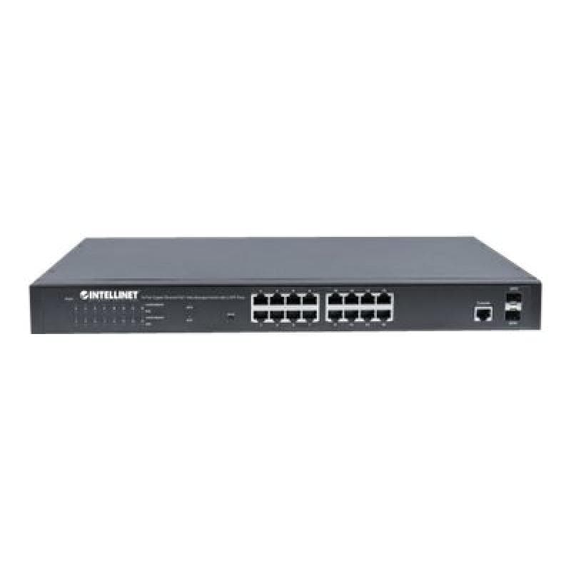 INTELLINET 16 Port Gigabit PoE+ Switch