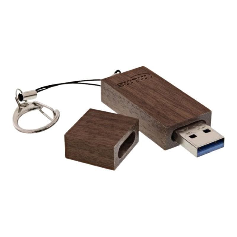 INLINE woodstick USB 3.0 Speicherstick, Walnuss, 8GB