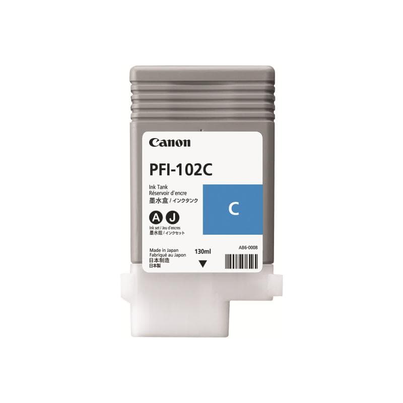 CANON LUCIA PFI 102 C Cyan Tintenbehälter