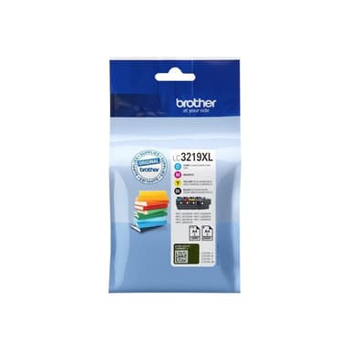 BROTHER LC3219XL Value Pack 4er Pack XL Schwarz, Gelb, Cyan, Magenta Tintenpatrone