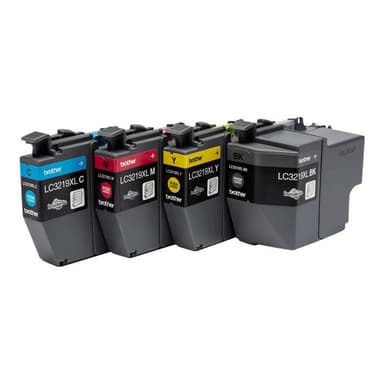 BROTHER LC3219XL Value Pack 4er Pack XL Schwarz, Gelb, Cyan, Magenta Tintenpatrone