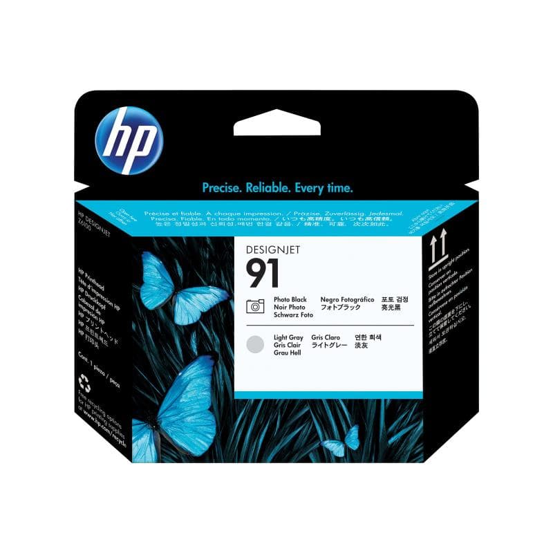 HP 91 Hellgrau, Photo schwarz Druckkopf