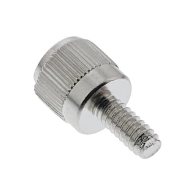 INLINE Rändelschrauben (silber) für Gehäuse, 12mm, 6er Pack
