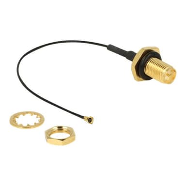 DELOCK HF Kabel Delock RP-SMA -> MHF Bu/St 0.10m zum Einbau