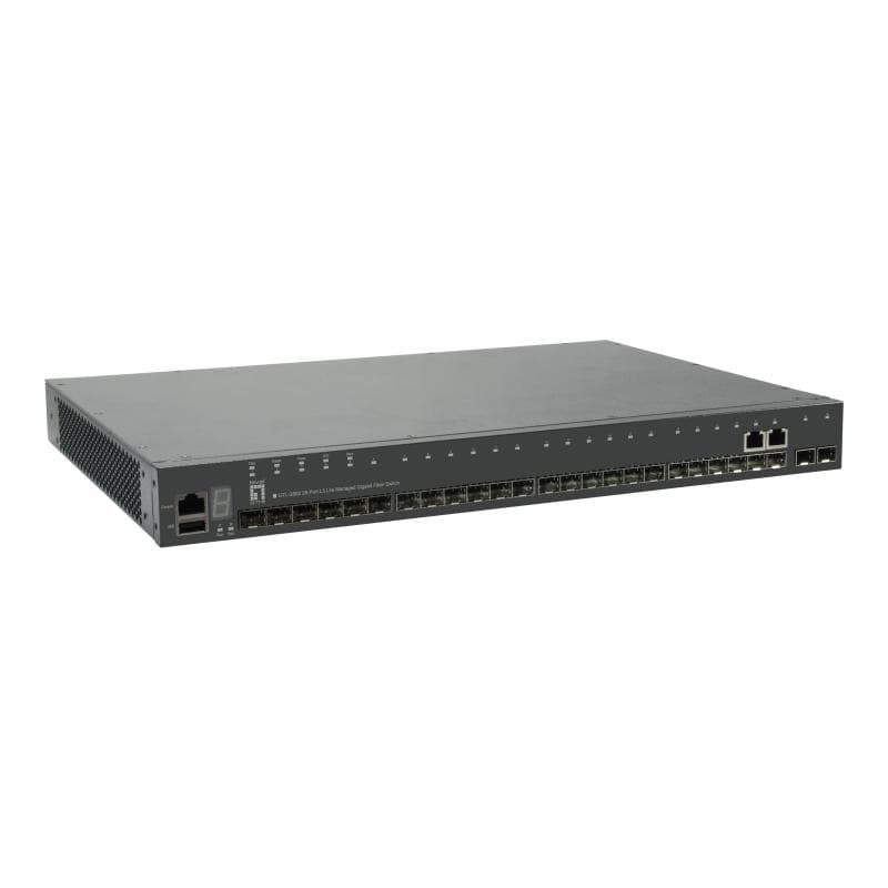 LEVEL ONE 28-Port Stackable L3 Switch
