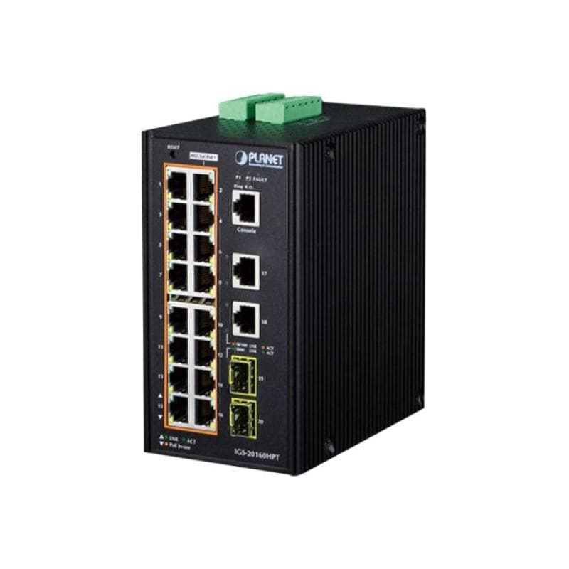 PLANET TECHNOLOGY 16Port 10/100/1000T PoE Switch