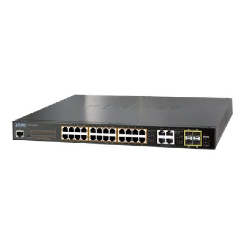 PLANET TECHNOLOGY Planet GS-4210-24PL4C 24-Port 10/100/1000T 802.3at PoE +