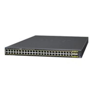 PLANET TECHNOLOGY Planet GS-4210-48P4S 48-Port 10/100/1000T 802.3at PoE +