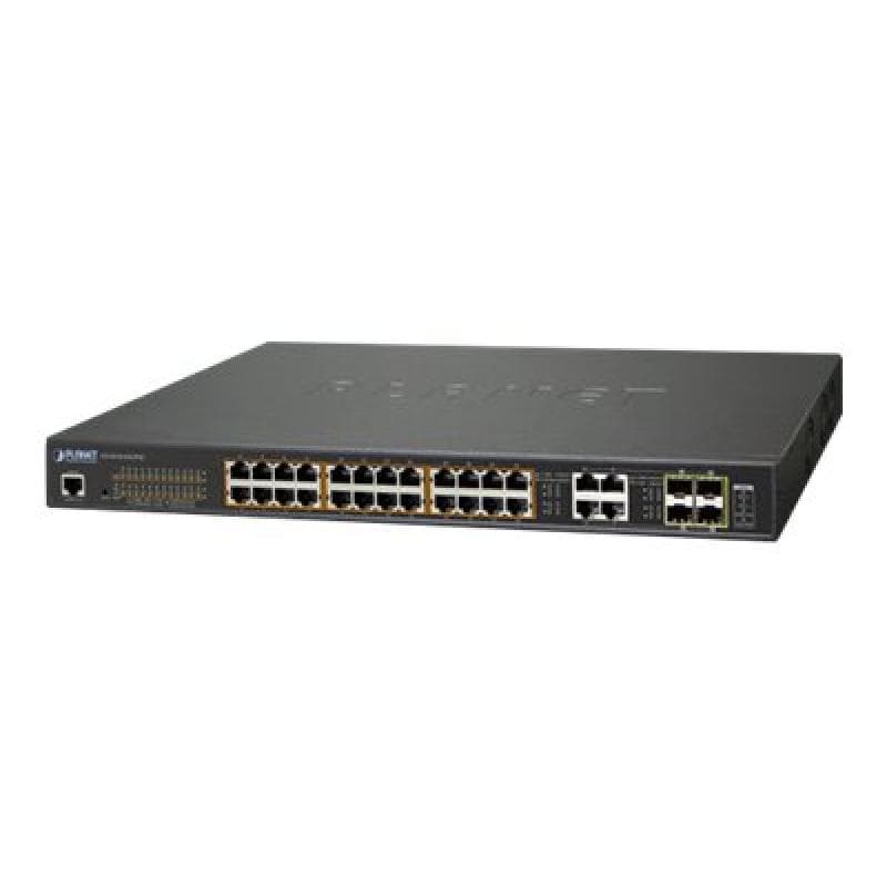 PLANET TECHNOLOGY Planet GS-4210-24UP4C 24-Port 10/100/1000T Ultra PoE