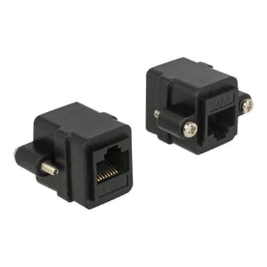 DELOCK RJ45 Adapter Delock RJ45 -> RJ45 Bu/Bu Cat6 ungeschirmt Einb
