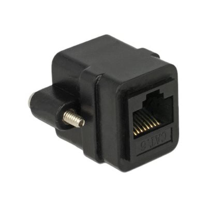 DELOCK RJ45 Adapter Delock RJ45 -> RJ45 Bu/Bu Cat6 ungeschirmt Einb