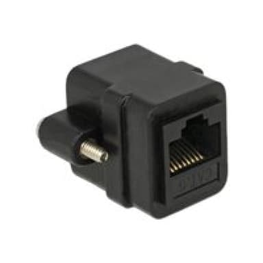 DELOCK RJ45 Adapter Delock RJ45 -> RJ45 Bu/Bu Cat6 ungeschirmt Einb