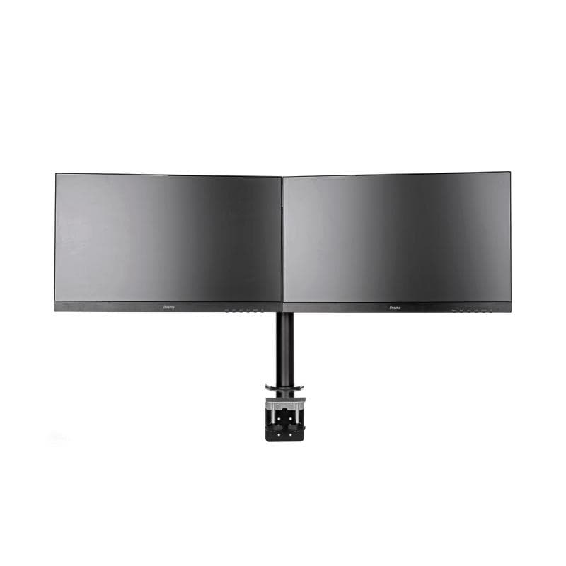 IIYAMA DS1002C-B1 Dual-Monitor Klemmhalterung fuer Displays von 10-30Zoll VESA 75 x 75 mm oder 100 x