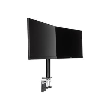 IIYAMA DS1002C-B1 Dual-Monitor Klemmhalterung fuer Displays von 10-30Zoll VESA 75 x 75 mm oder 100 x