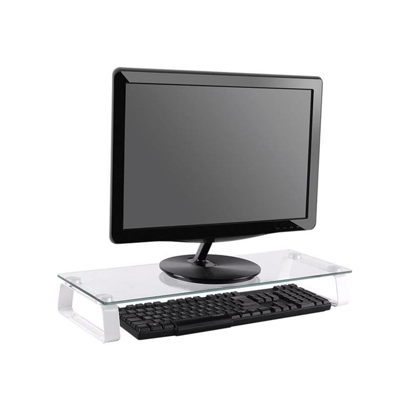 LOGILINK Monitorerhöhung /-tisch LogiLink aus Glas, max. 20 kg