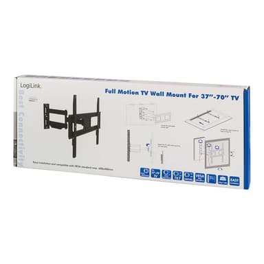 LOGILINK TV-Wandhalterung LogiLink neig- und schwenkbar für 37-70″