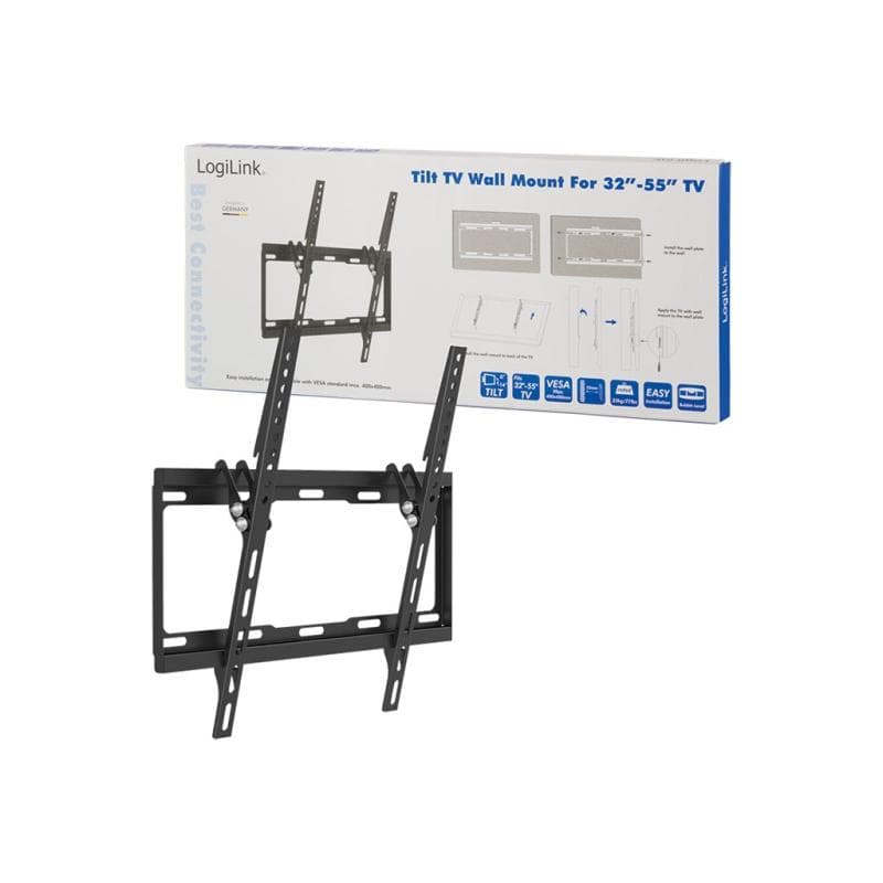 LOGILINK TV-Wandhalterung LogiLink neigbar-14ø/0ø,32-55″,max.35kg
