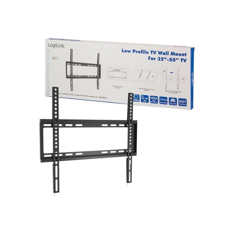 LOGILINK TV-Wandhalterung, LogiLink Festmontage,32-55″,max.35kg