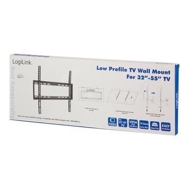 LOGILINK TV-Wandhalterung, LogiLink Festmontage,32-55″,max.35kg