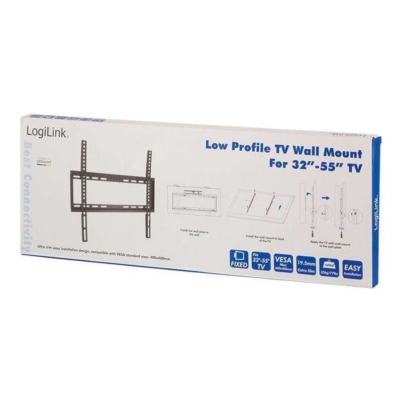 LOGILINK TV-Wandhalterung, LogiLink Festmontage,32-55″,max.35kg