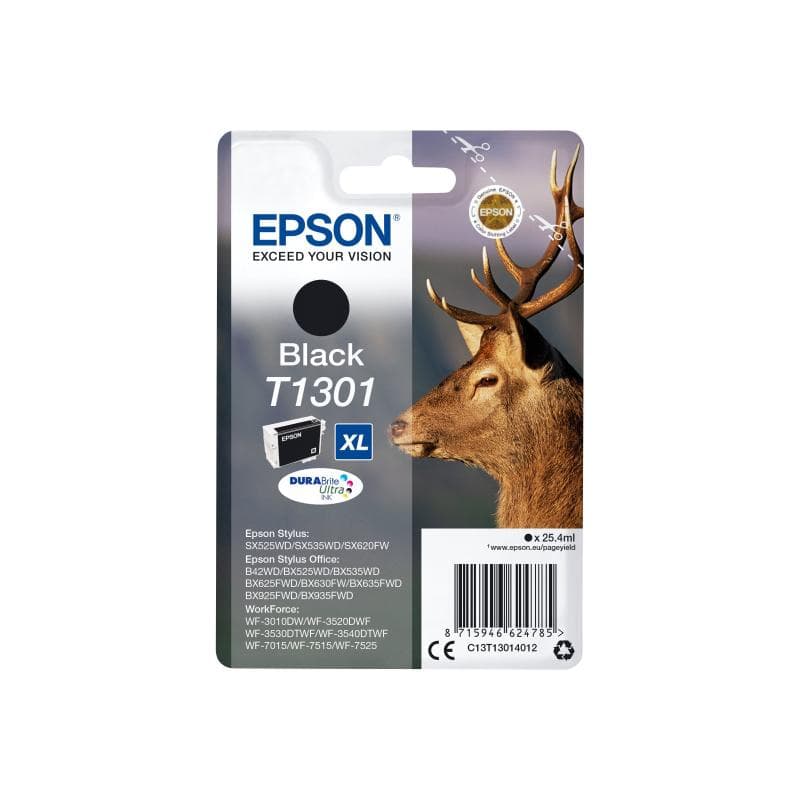 EPSON T1301 Größe XL Schwarz Tintenpatrone
