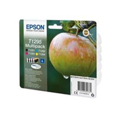 EPSON T1295 Multipack 4er Pack L Größe Schwarz, Gelb, Cyan, Magenta Tintenpatrone