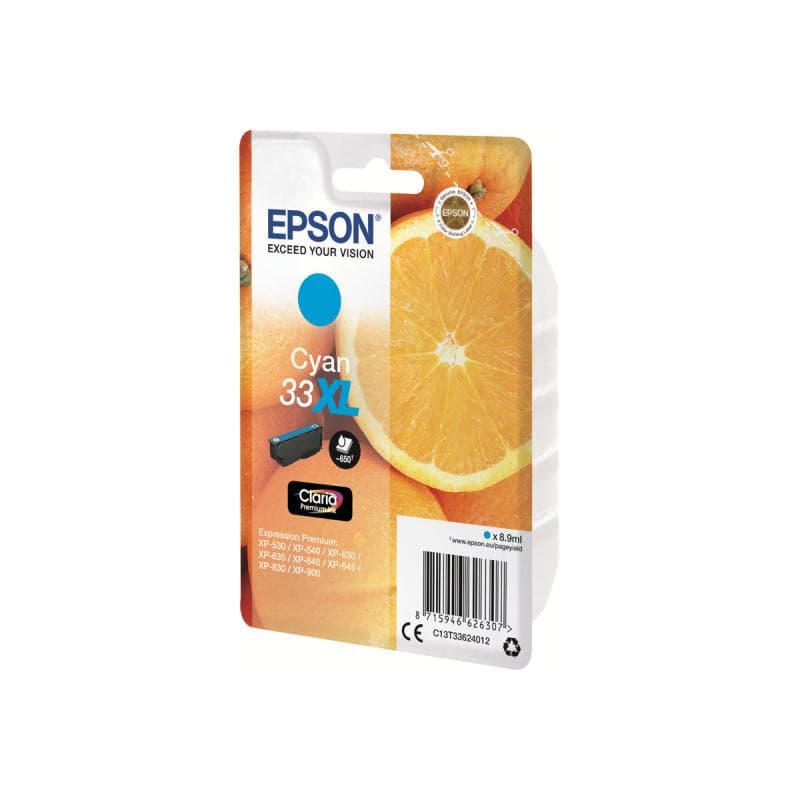 EPSON 33XL XL Cyan Tintenpatrone