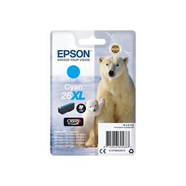 EPSON 26XL XL Cyan Tintenpatrone