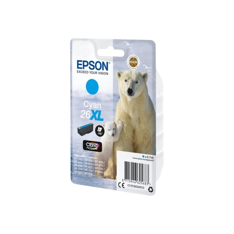 EPSON 26XL XL Cyan Tintenpatrone