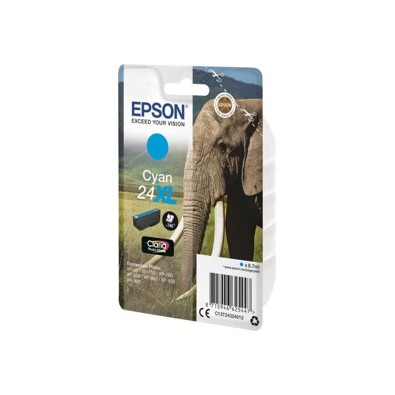 EPSON 24XL XL Cyan Tintenpatrone