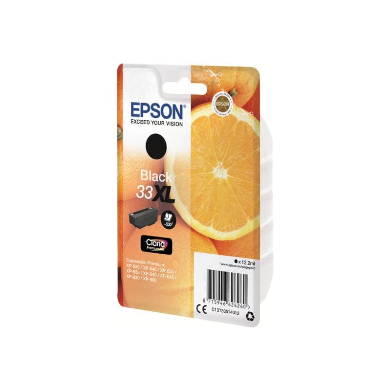 EPSON 33XL XL Schwarz Tintenpatrone