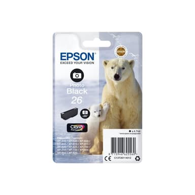 EPSON 26 Photo schwarz Tintenpatrone
