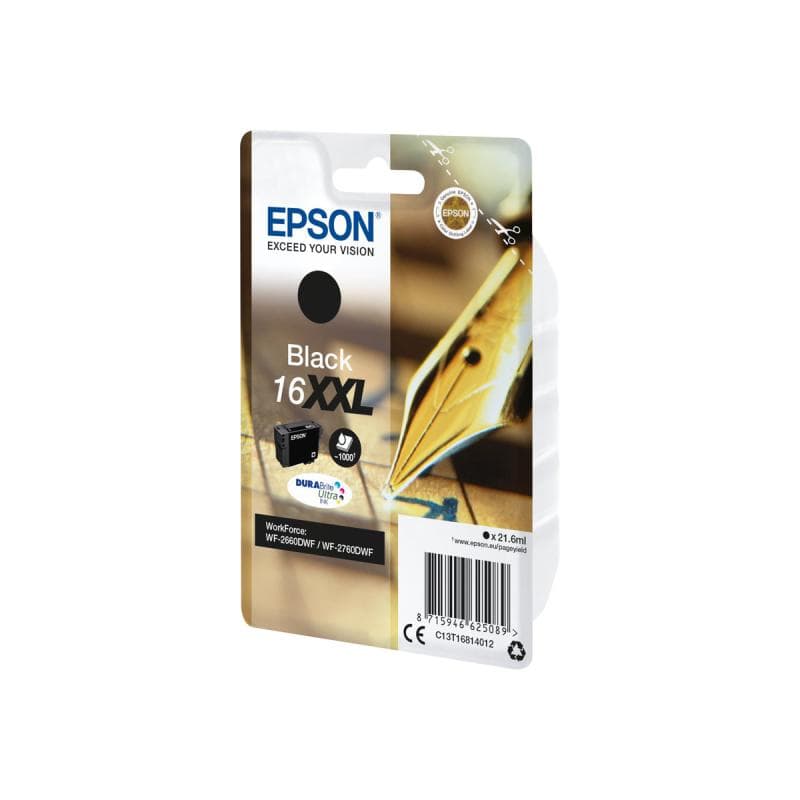 EPSON 16XXL XL Schwarz Tintenpatrone