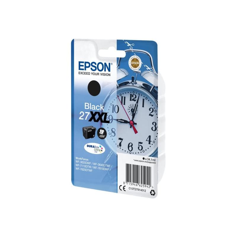 EPSON 27XXL XL Schwarz Tintenpatrone