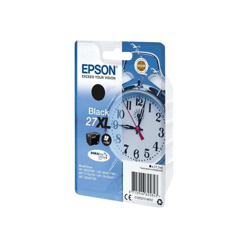 EPSON 27XL XL Schwarz Tintenpatrone
