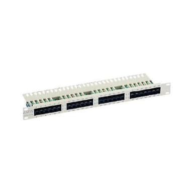 EQUIP - PatchPanel 50-port Cat.3 ISDN/TK LSA+ (1HE) schwarz