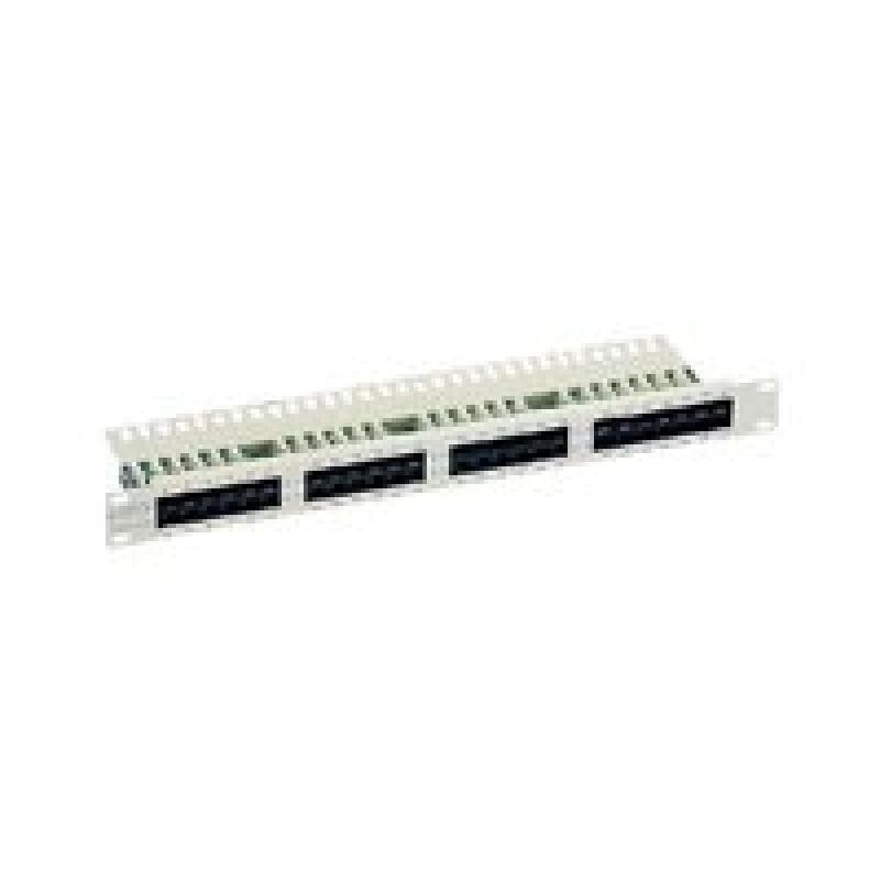 EQUIP - PatchPanel 50-port Cat.3 ISDN/TK LSA+ (1HE) schwarz