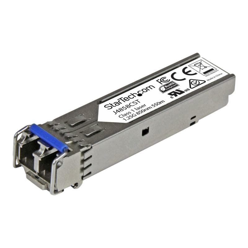 STARTECH.COM Gigabit LWL SFP Transceiver Modul - HP J4858C kompatibel - MM LC mit DDM - 550m - 1000B