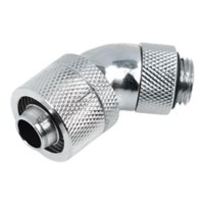 ALPHACOOL Anschraubt. 45° drehb.16mm 1/4 | HF16/10 Chrome