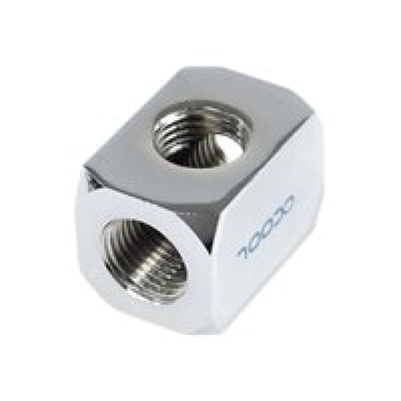 ALPHACOOL HF Anschlusster. TEE T-St.G1/4 | Chrome