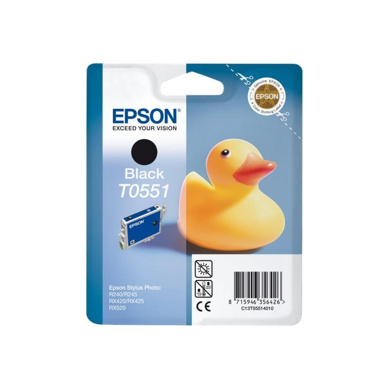 EPSON T0551 Schwarz Tintenpatrone