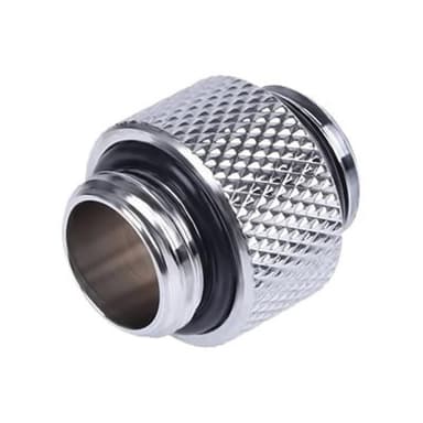 ALPHACOOL Alpha HF Doppelnippel G1/4 AG G1/4 sr | 10mm Chrome