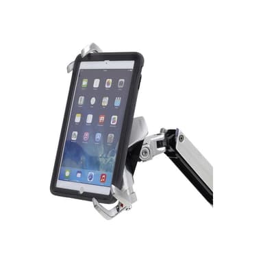 ERGOTRON Tablet Halterung für Monitor Arme in Weiß - verriegelbare Halterung für Tablets